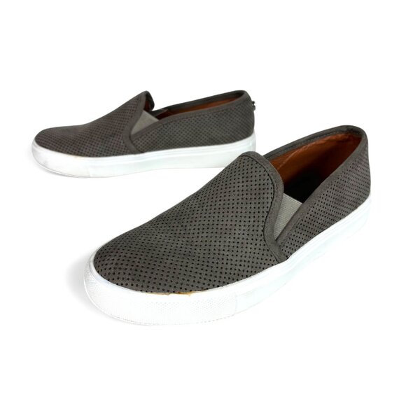 Steve Madden Women's Zarayy Casual Flats Slip On Sneakers Size 6.5 Medium, Gray - Picture 1 of 9